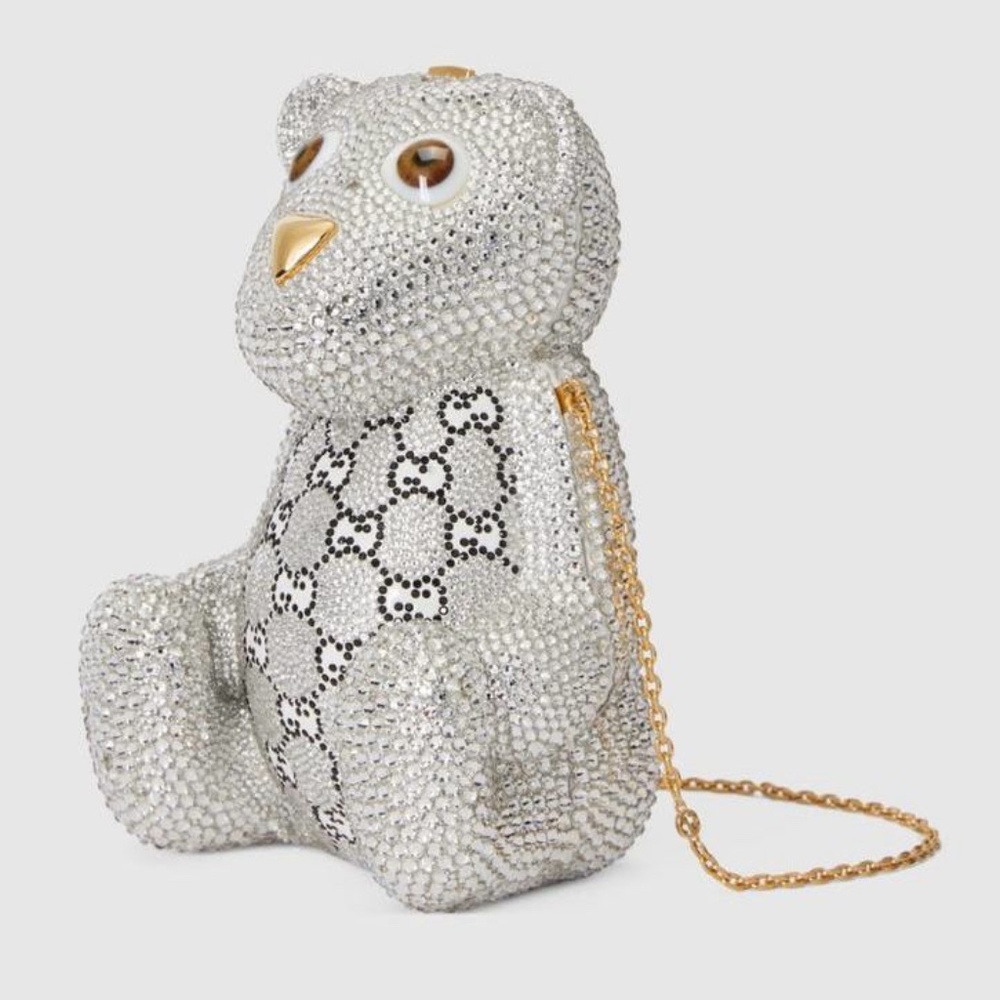 GUCCI TEDDY BEAR SHAPED SHOULDER BAG - Picture 3 of 5